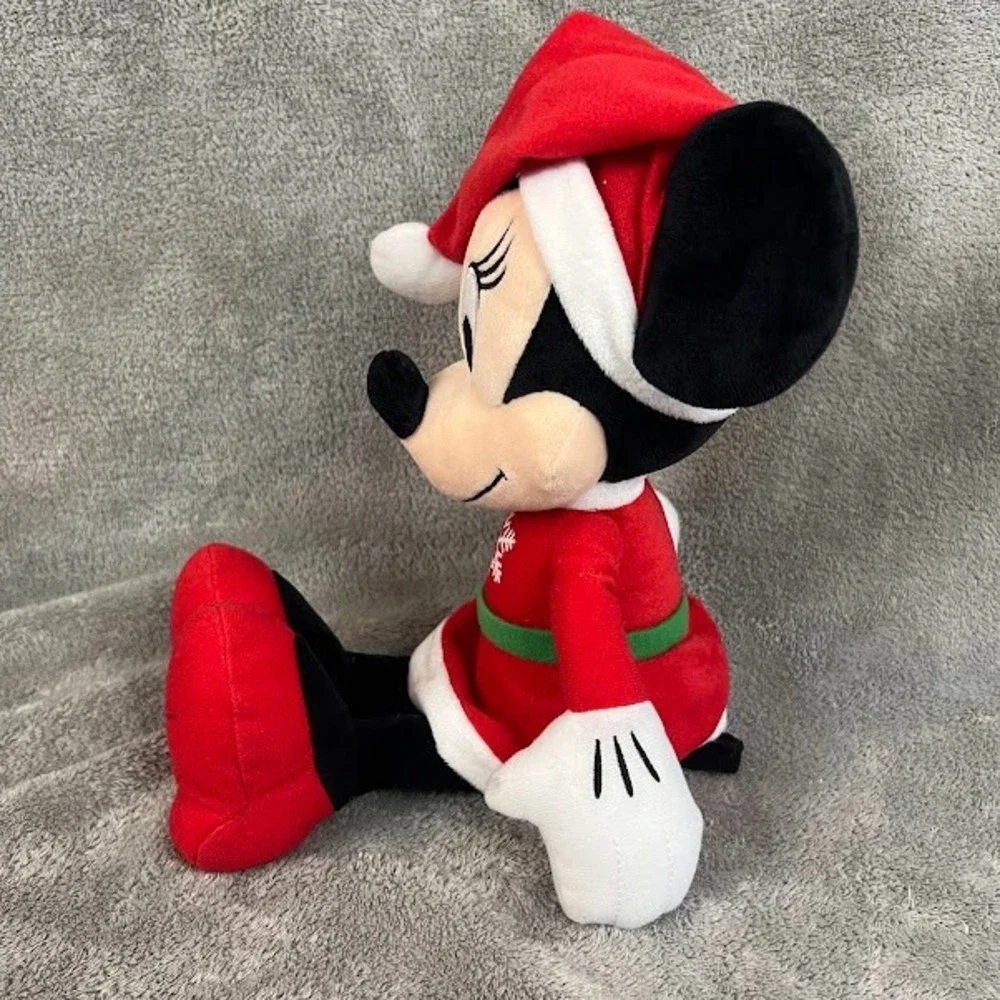 Disney Holiday Minnie Mouse Plush Toy Christmas Collectible